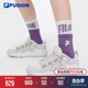 FILA FUSION斐乐潮牌女鞋融裂鞋复古篮球鞋2024夏新款休闲运动鞋