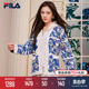 杨幂同款 FILA|V&A联名大艺术家编织衫斐乐女2024春新款可拆外套