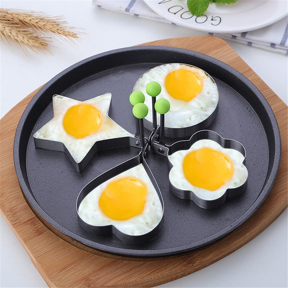 不锈钢煎蛋器爱心煎蛋模具荷包蛋早餐煎蛋神器煎鸡蛋可爱便当模具