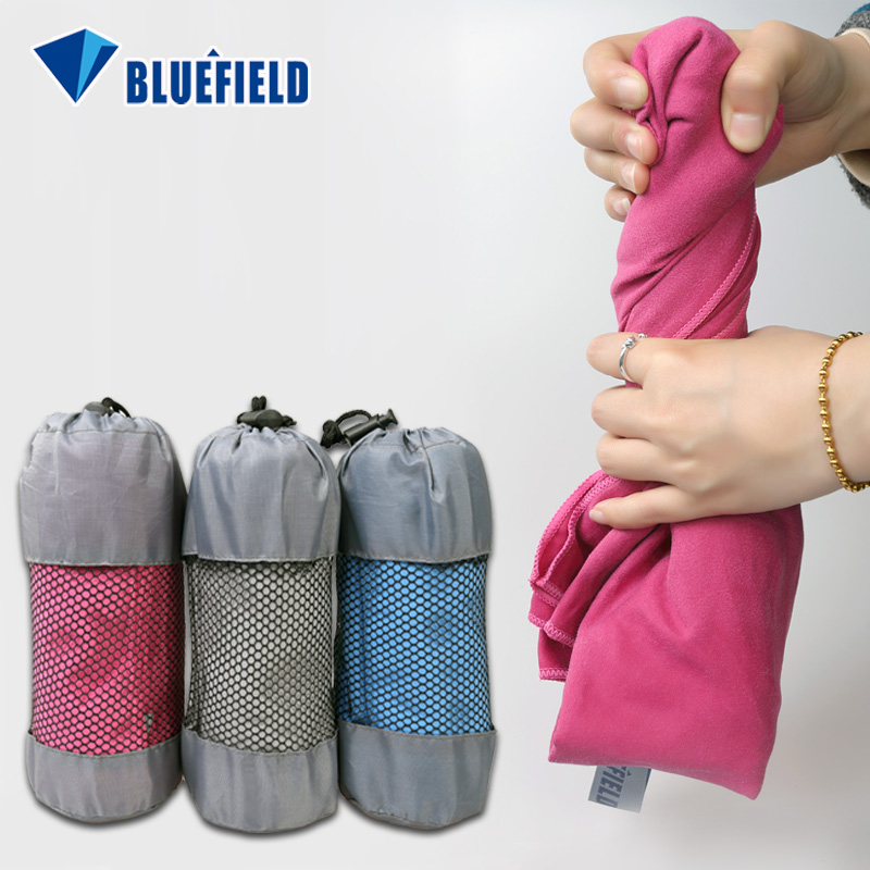BLUEFIELD蓝色领域速干浴巾轻便易携带纤维运动快干吸水毛巾