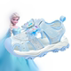 迪士尼女童冰雪奇缘艾莎公主夏季凉鞋2024新款儿童包头框子鞋正品