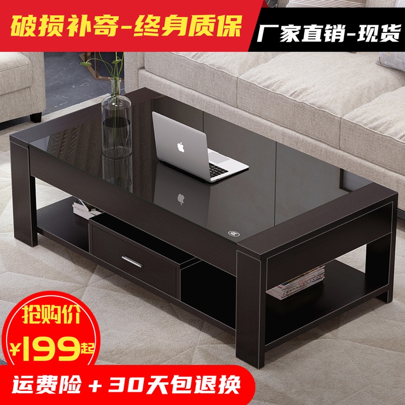 茶几 现代简约钢化玻璃茶几 茶桌小户型客厅创意茶几储物茶几桌|msdalam kategori perabot kediaman, beberapa kategori, meja teh - dari Buy2taobao.com untuk memberikan perkhidmatan ejen Taobao profesional membeli