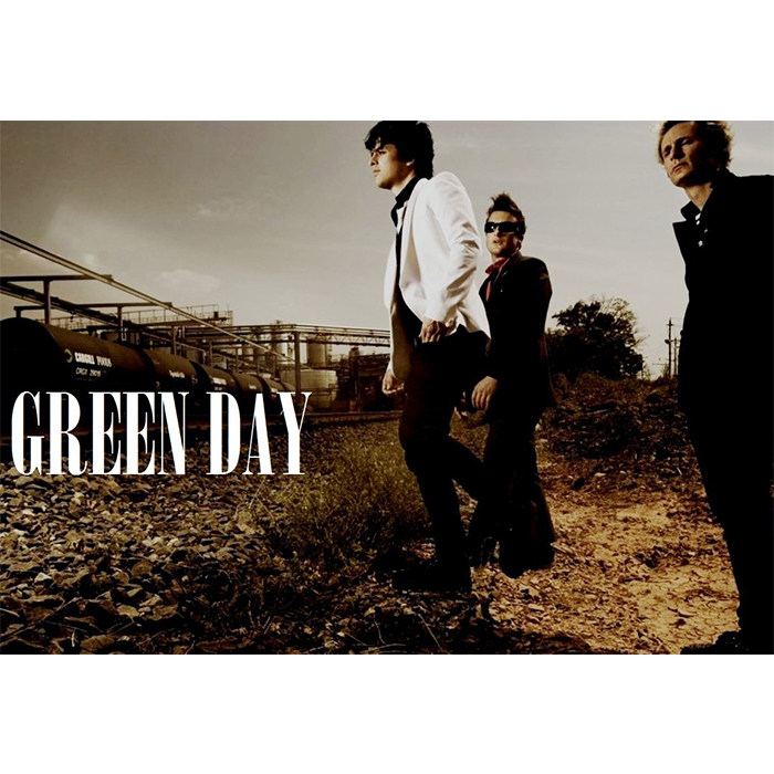 green day 绿日年轻岁月宿舍寝室朋克摇滚海报欧美乐队明星装饰画
