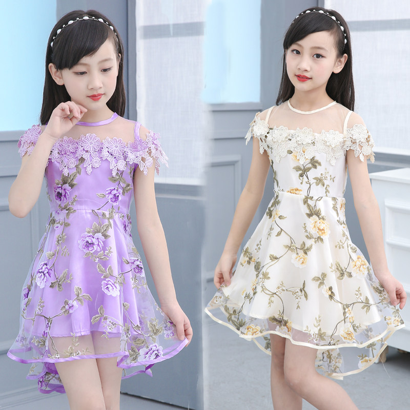 儿童夏天小孩女孩穿的3公主裙子8女生9衣服7连衣裙夏季4-10岁11潮