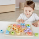 Hape艺智字母拼图 儿童木质拼板男女孩益智玩具3-6岁宝宝木制大写