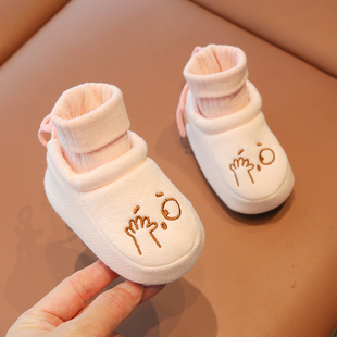 秋季6到12个月婴儿布鞋软底婴幼儿鞋子春秋袜子鞋一岁宝宝步前鞋8