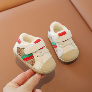 冬季0-3-6-8-12个月婴儿棉鞋一岁宝宝棉鞋婴幼儿鞋子冬学步鞋软底