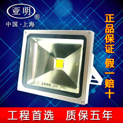 上海亚明照明超亮LED投光灯具30W50W100W200W工矿射灯泛光灯