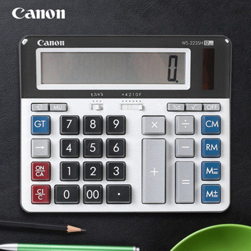 Canon佳能WS-2235H計算器經典商務銀行財務會計理財考試大號大屏電腦按鍵辦公用台式雙重電源計算機在類目 電子詞典/電紙書/文化用品, 計算器中 - 來自Buy2taobao.com提供專業的淘寶代購服務