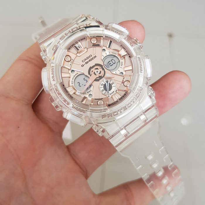 casio卡西欧手表gshock运动潮流防水户外女士gmas130日韩腕表