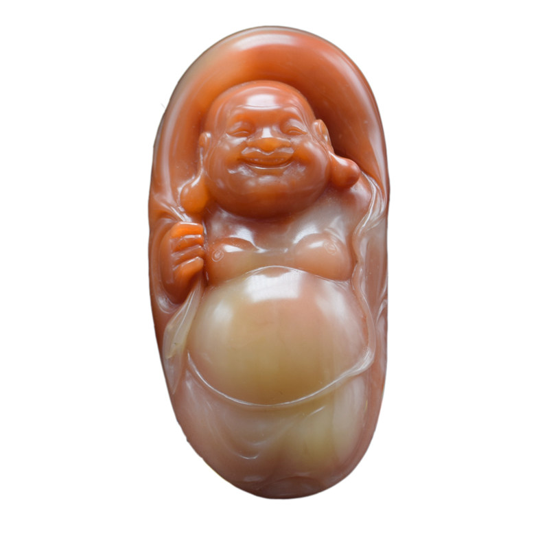 [收藏级迪开石]老挝《笑口常开》弥勒把玩件