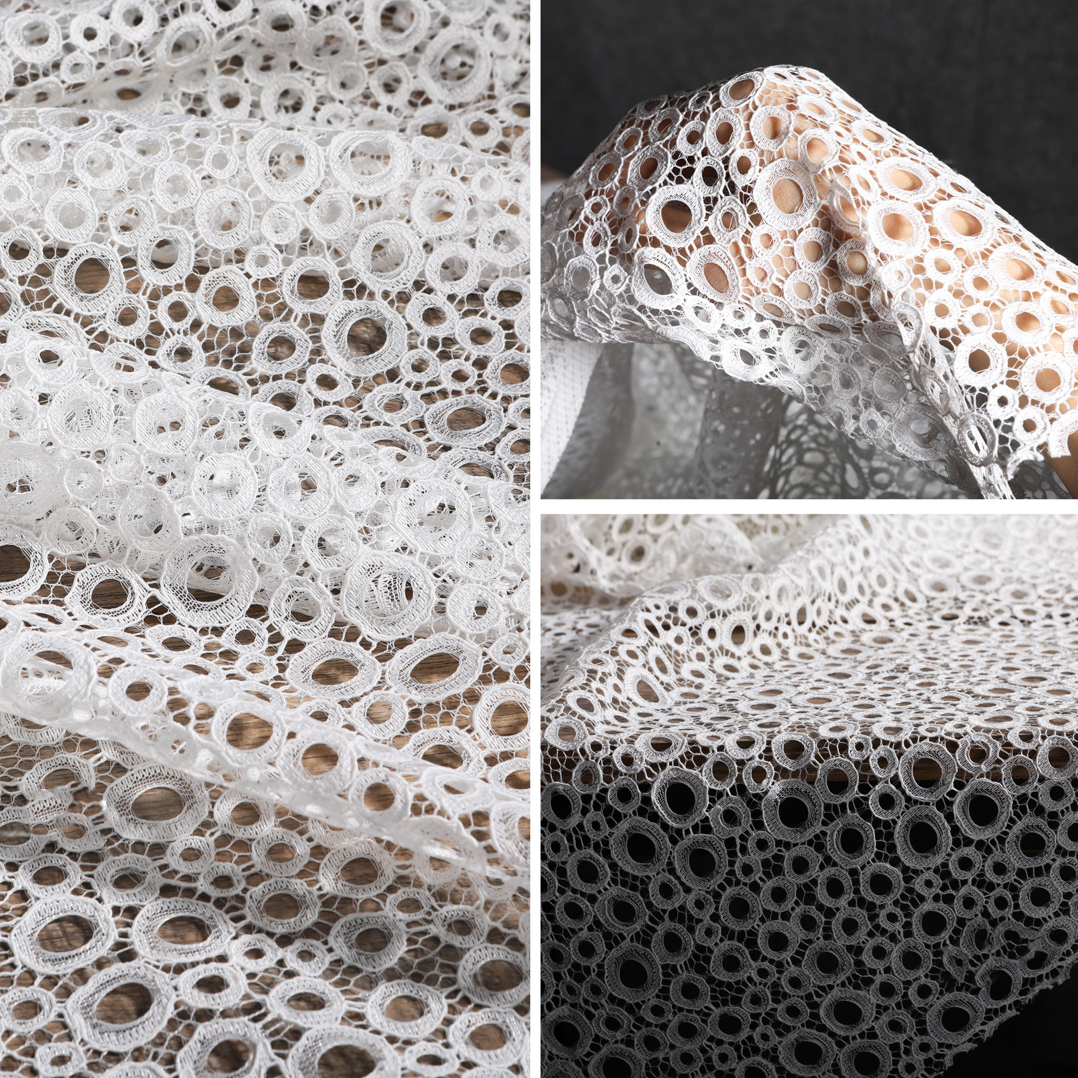 00折后价￥5设计师布料 肌理双面蝉翼白色面料 线性纹理触感线条半透