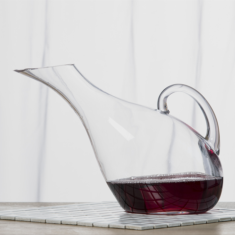 家用天鹅醒酒器 无铅红酒壶分酒器葡萄酒容器红酒醒酒瓶酒店专用_5折
