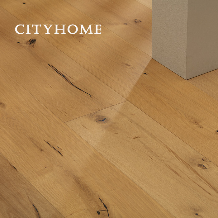 cityhome橡木2.2米结疤xhs博主同款真三层现代原木风地热专用地板