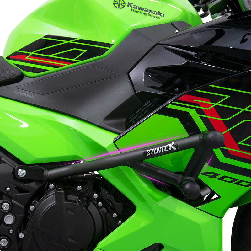 STUNTCX护杠适用川崎ninja400护杠竞技杠保险杠忍者400防摔护杠