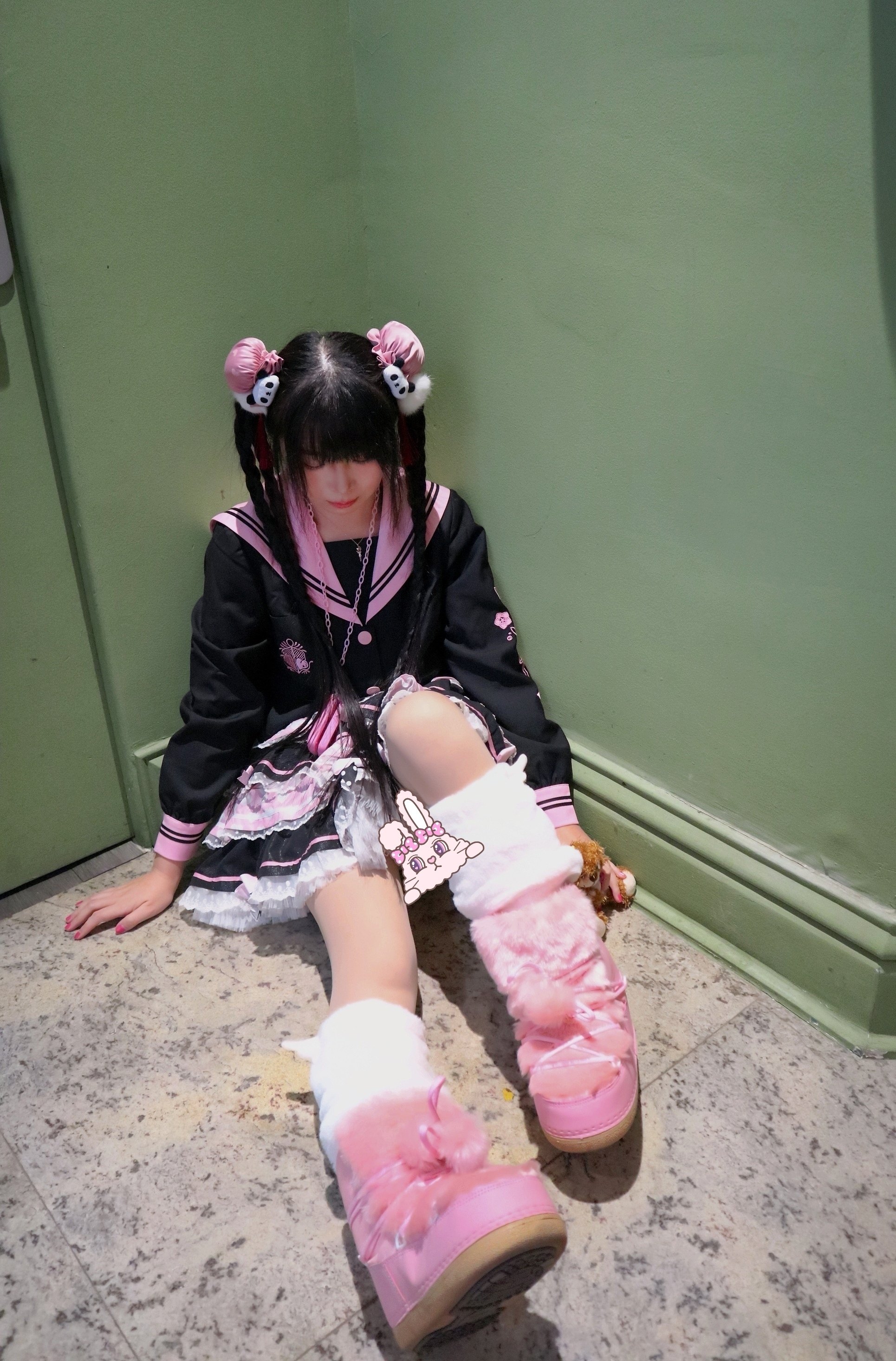 【六酱】清仓原创正统黑甜草莓心事刺绣辣妹不良jk水手制服y2k