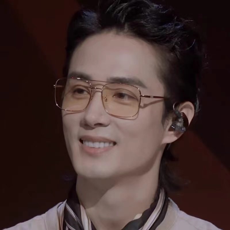 李承铉同款眼镜男防蓝光防辐射显瘦金丝大框近视镜男双梁文艺框架