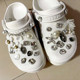 crocs洞洞鞋新款搭配饰品果冻珍珠水钻链条装饰品 配件可拆卸鞋扣