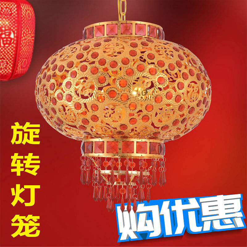 阳台吊灯乔迁大红灯笼户外新年结婚中国风led走马灯水晶旋转灯笼在类目 节庆用品/礼品, 灯笼中 - 来自Buy2taobao.com提供专业的淘宝代购服务