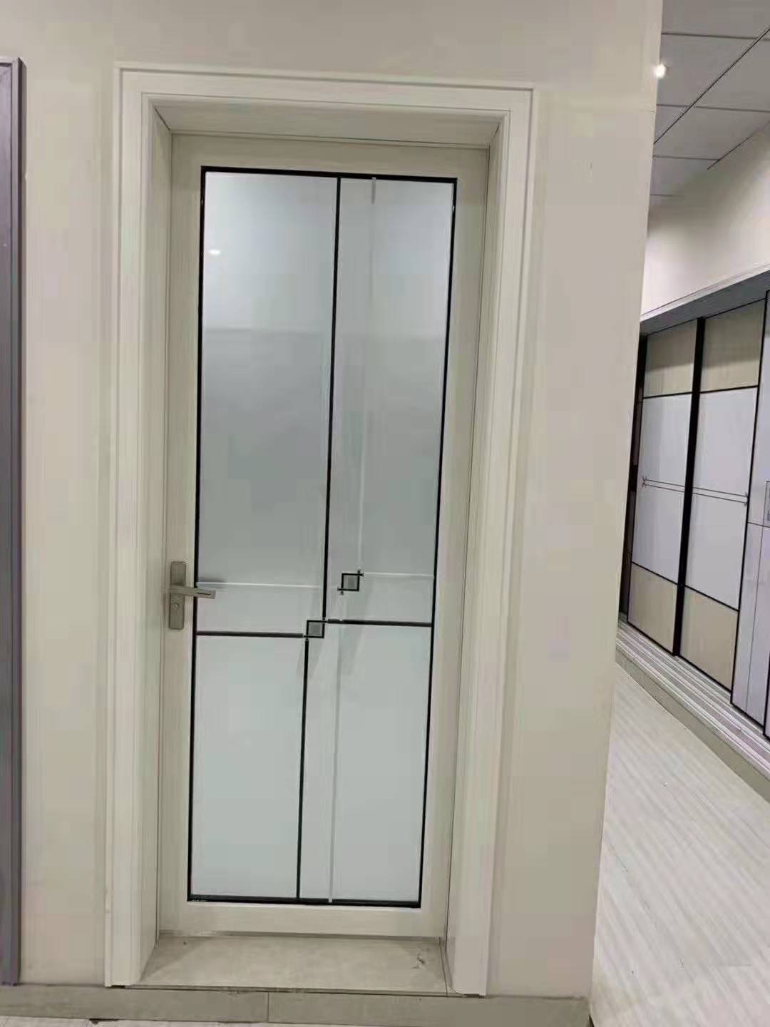 卫生间平开门钛镁铝镁合金防水防潮双层玻璃中空门