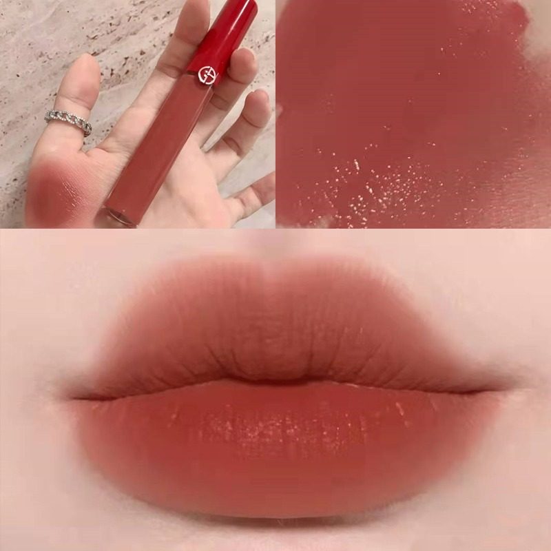 阿玛尼唇釉405红管口红415#206#214#205#418#218官方旗舰店正品