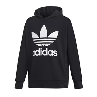 Adidas阿迪达斯三叶草 男女中大童针织连帽春秋卫衣DH2674 DJ2167