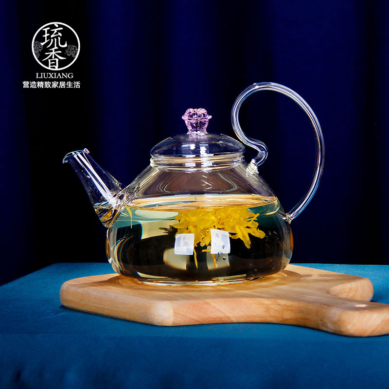 花茶壺耐熱玻璃不鏽鋼網茶壺單壺辦公室泡花茶沖茶器透明茶具套裝在類目 餐飲具, 茶具, 花草茶具中 - 來自Buy2taobao.com提供專業的淘寶代購服務