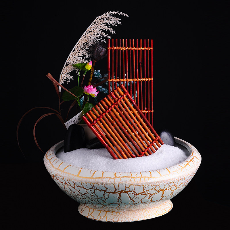 酒店刺身装饰小摆件菜品盘饰围边仿真摆盘花草寿司意境菜肴点缀花