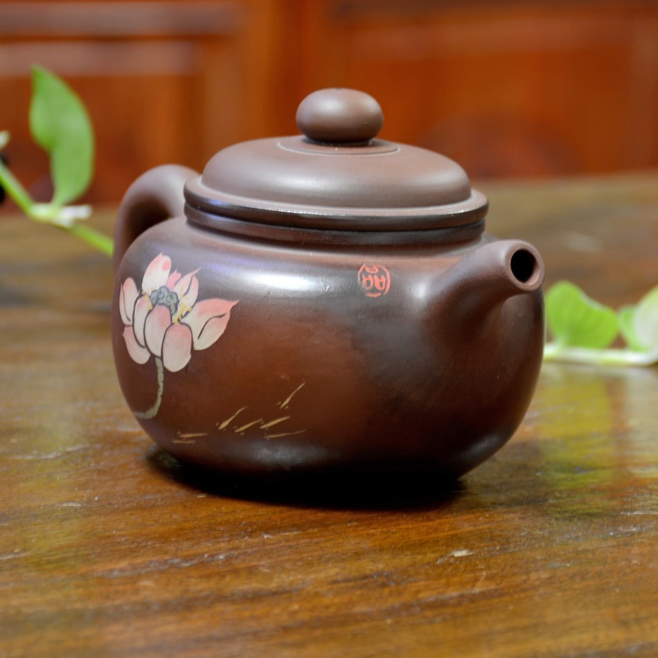 建水陶专场之柴烧红泥仿古壶 编号:057