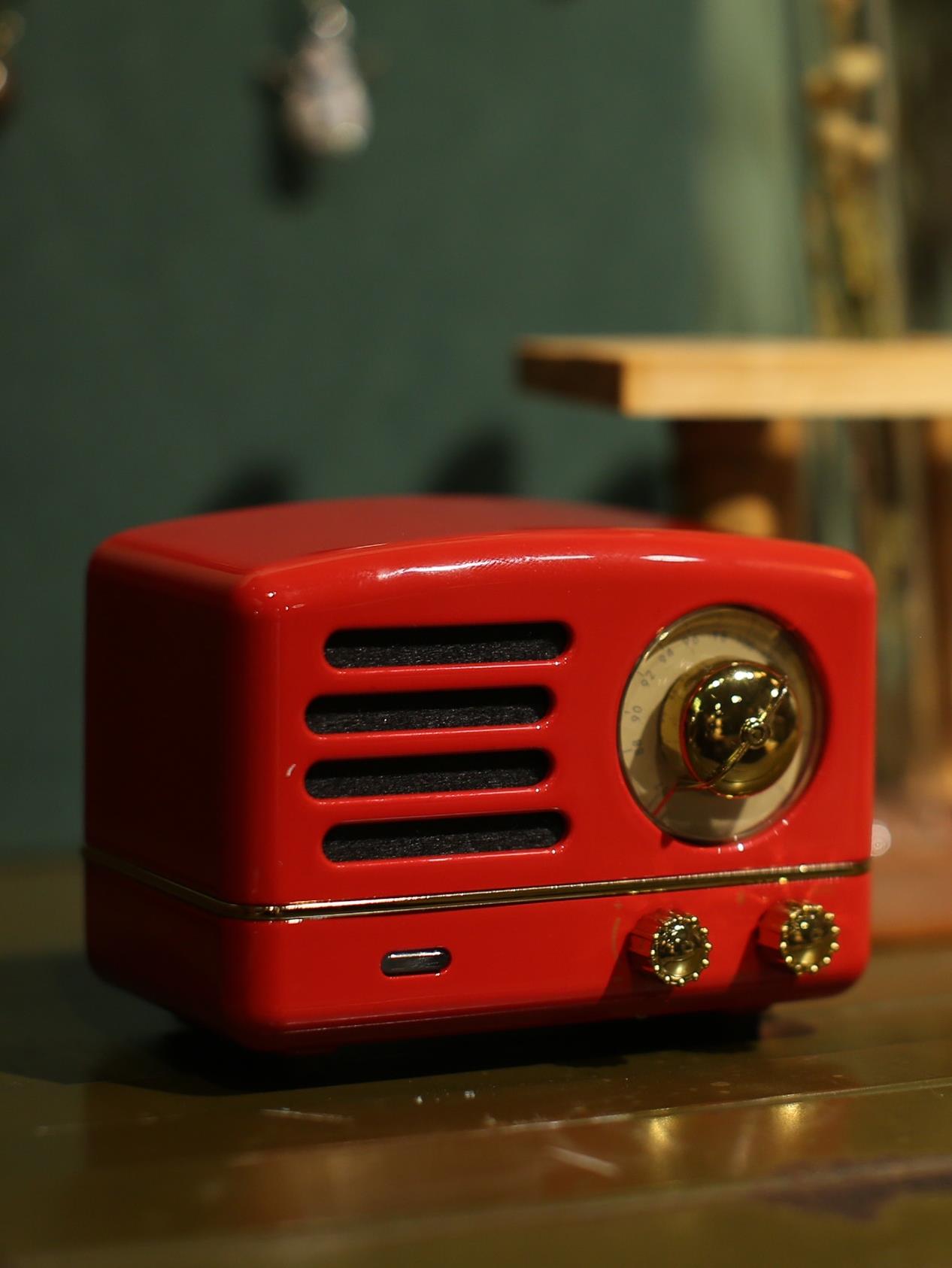 猫王小王子收音机无线蓝牙小音箱新款便携式超长续航大音量低音炮