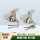 铝合金门锁木门隐形地插锁带钥匙双面锁肯德基门锁有框玻璃门地锁