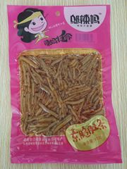 邬辣妈 素脆肚条90g*10包   休闲零食