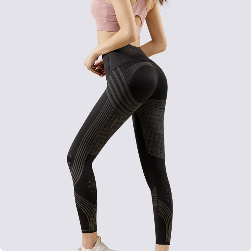 无痕芭比裤女外穿高腰显瘦收腹提臀翘臀高弹力透气速干运动瑜伽裤