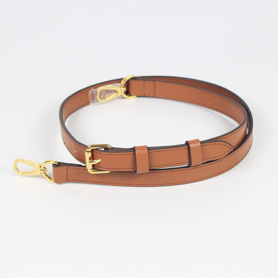 新款定制真皮包包带子头层牛皮焦糖色软面牛皮包带斜跨包肩带包邮