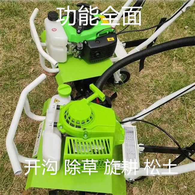 大棚小型微耕机全新升级小微耕机辅助双轮小除草机耐磨损小开沟机