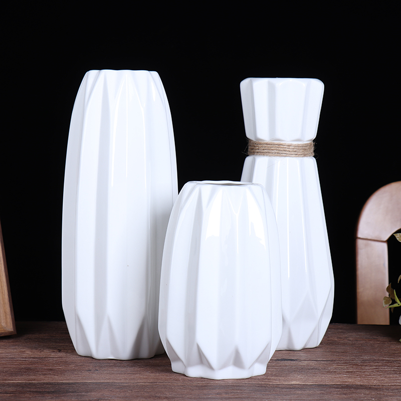 花瓶陶瓷特色创意玄关餐桌插花家居装饰水养干花北欧现代简约摆件