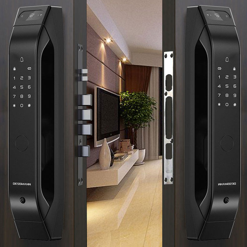 德施曼dessmann指纹锁q5m r7p q7p q7m q7f q3p双开门装饰锁假锁