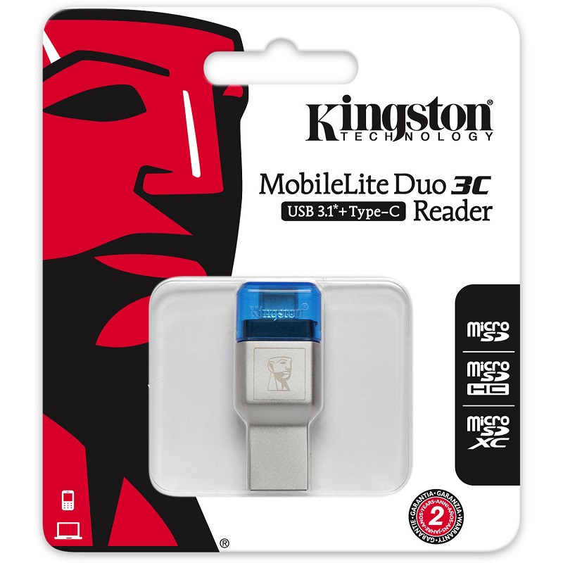 Kingston金士顿 FCR-ML3C 高速USB3.1/TypeC双接口TF卡金属读卡器|ruв категории Цифровые аксессуары, цифровой периферийных, Card reader - от Buy2taobao.com для оказания профессиональной услуги покупки агента Taobao