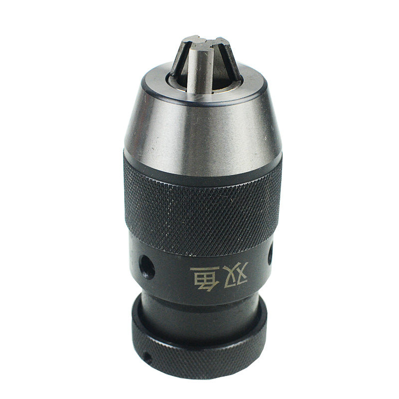 工业级高精度自紧钻夹头1-13mm b16 1-16mm b18钻床车床加工中心_不