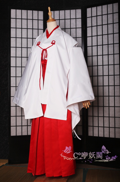 你的名字cos_【咿妖】你的名字宫水三叶cos日本正统巫女服 和服千早