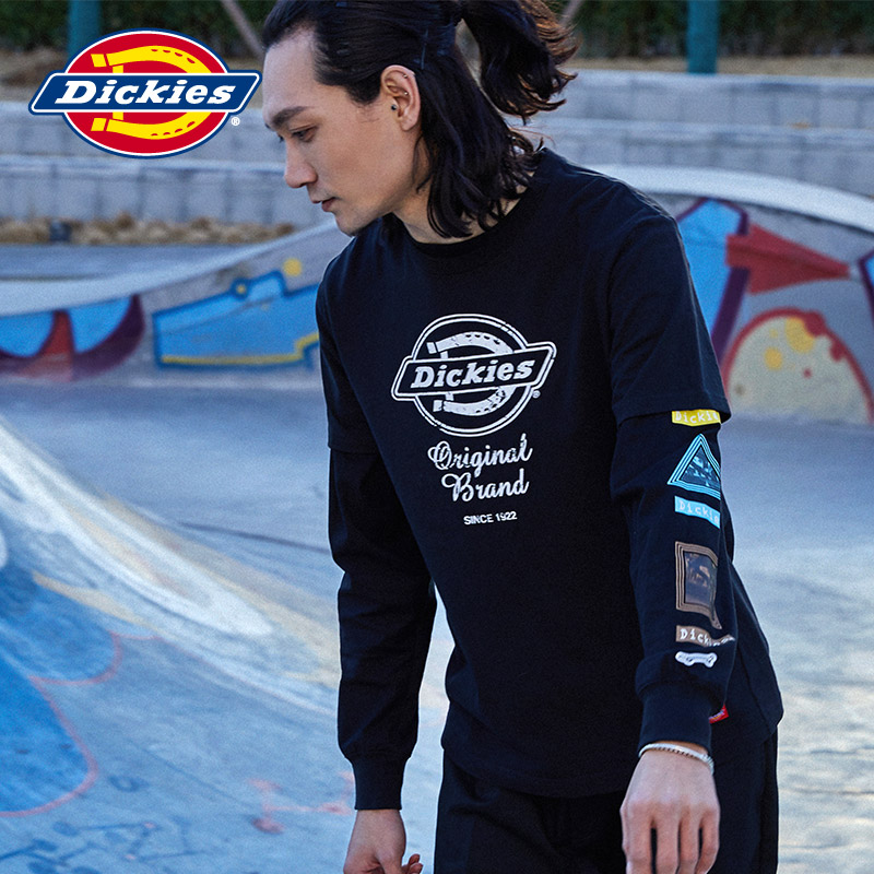 DickiesLOGO印花slogan短袖T恤 男士休闲全棉圆领TEE DK006093