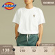 Dickies 春夏 圆领纯色卡通印花工装短袖T恤内搭 男女情侣