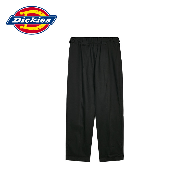 Dickies腰部橡筋抽绳萝卜裤 男士TC斜纹休闲阔腿萝卜裤子DK006526