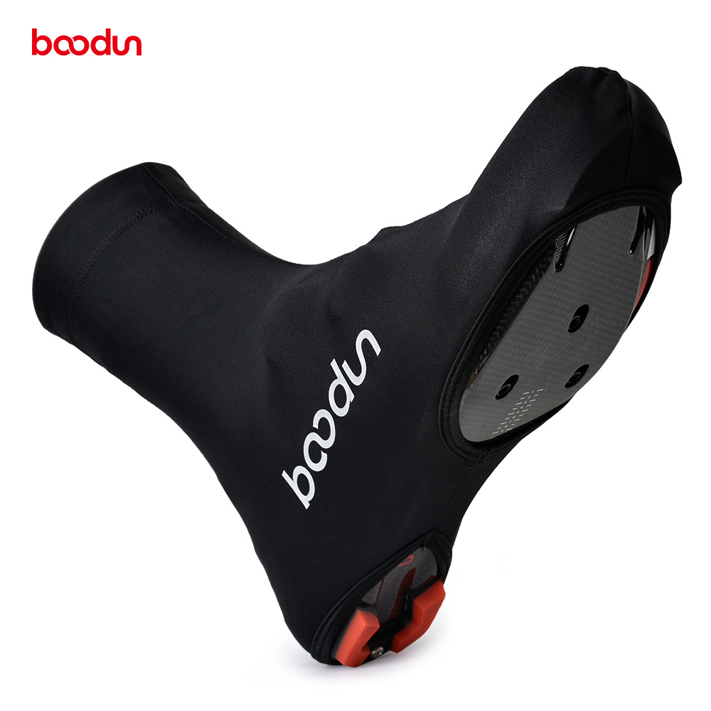 Boodun自行车骑行鞋套户外超薄防尘高弹力徕卡专业锁鞋骑行套中筒