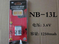 桑格 适用佳能NB-13L PowerShot G7X G5X G9X SX620 SX720HS电池