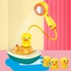 小黄鸭宝宝洗澡玩具神器儿童戏水电动小鸭子女孩男孩婴儿喷水花洒