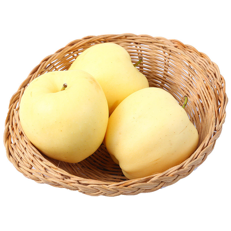 (优选)甘肃黄帅苹果75果约440g新鲜