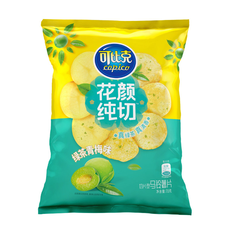 可比克纯切薯片