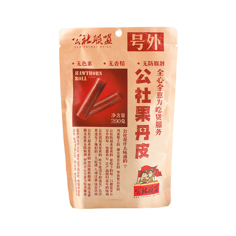 公社联盟果丹皮200g/袋