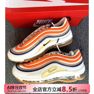 Nike/耐克 Air Max 97 男女气垫减震低帮复古跑步鞋 DV1486-162